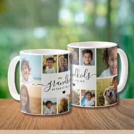 Caneca De Café Cute Grandchildren Photo Collage for Grandmother
