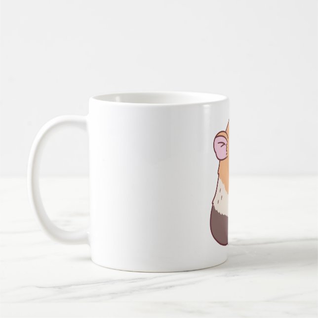 Caneca De Café Cute Guiné Pig ama Bebendo Chá (Esquerda)