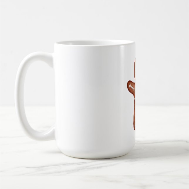 Caneca De Café Cute Halloween Gingerbread Skeleton Cookie (Esquerda)