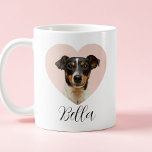 Caneca De Café Cute Heart Black Script Custom Pet Photo Dog Lover<br><div class="desc">Cute Heart Black Script Custom Pet Photo Dog Lover Coffee Mug.

Make it yours with easy customization. Need a custom order? Just send us a message,  we’re here to help. Kindly note that response times may vary slightly due to the time difference.</div>