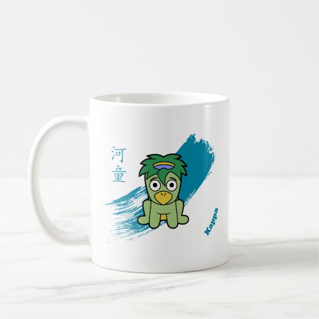 Caneca De Café Cute Kappa Yokai (Esquerda)