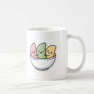 Caneca de Café Cute Kawaii Chuseok Songpyeon Corea