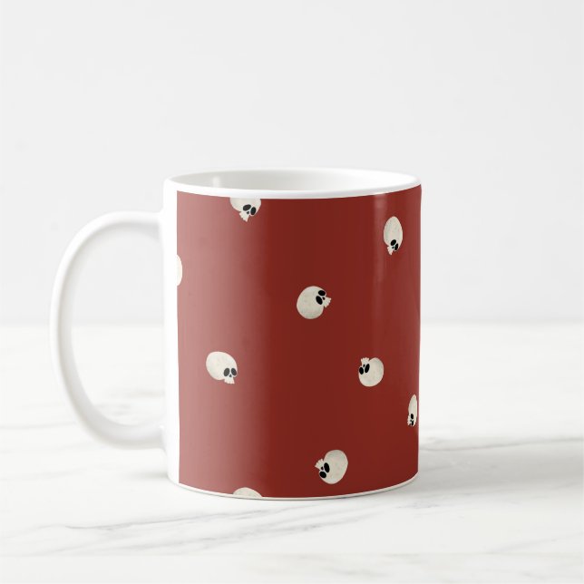 Caneca De Café Cute Kawaii Cull, Random vermelho (Esquerda)