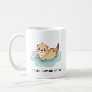 Caneca De Café Cute Kawaii Otter