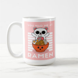 Caneca De Café Cute Kawaii Ramen