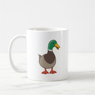 Caneca De Café Cute Mallard Duck