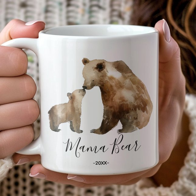 Caneca De Café Cute Mama Bear Coffee Mug (Criador carregado)