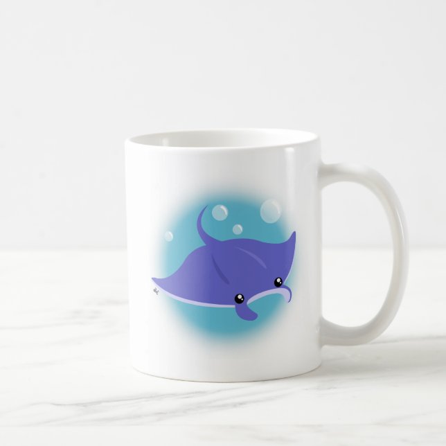 Caneca De Café Cute Manta Coffee Mug (Direita)