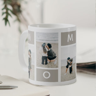 Caneca De Café Cute Minimal MAMÃE 5 x Foto 