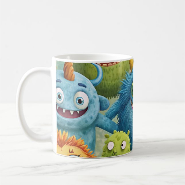 Caneca De Café Cute Monster (Esquerda)