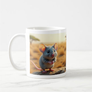 Caneca De Café Cute Mouse Mug – Adorable Ceramic Coffee Cup 