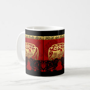 Caneca De Café Cute Ox Chinese Year 20201Zodiac Birthday 2TB Mug