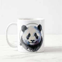 Caneca De Café Cute Panda Face Illustration