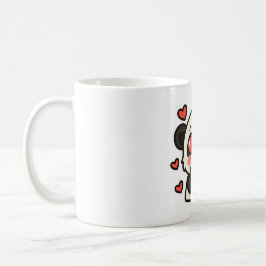 Caneca De Café Cute Panda Love Mug – Kawaii Heart Eyes design