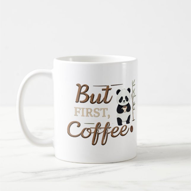 Caneca De Café Cute Panda Lover (Esquerda)