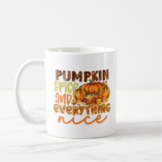 Caneca De Café Cute pumpkin spice word art