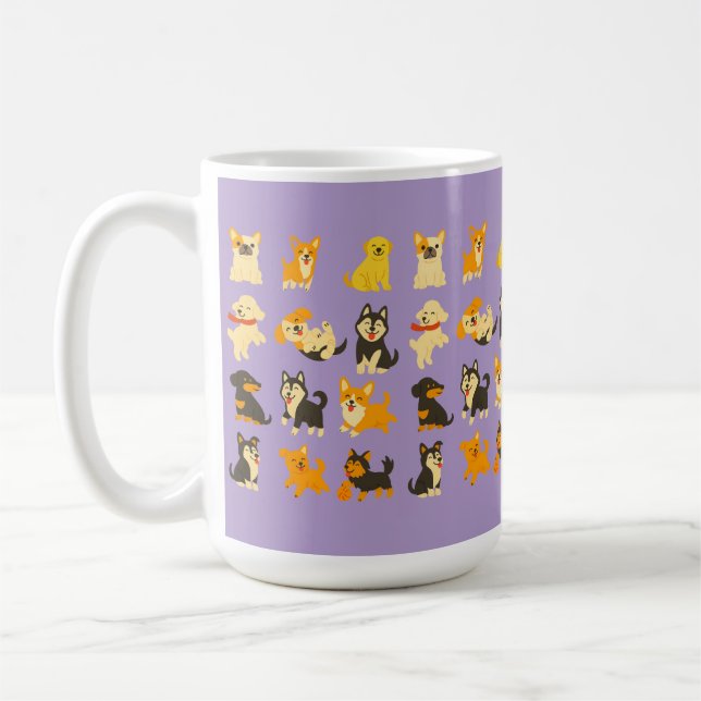 Caneca De Café Cute Puppies (Esquerda)
