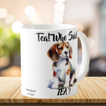 Cute'' Quem Disse Chá'' Browne Beagle