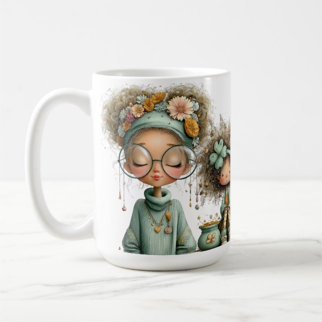 CANECA DE CAFÉ CUTE QUIRKY LITTLE IRISH GIRLS  (Esquerda)