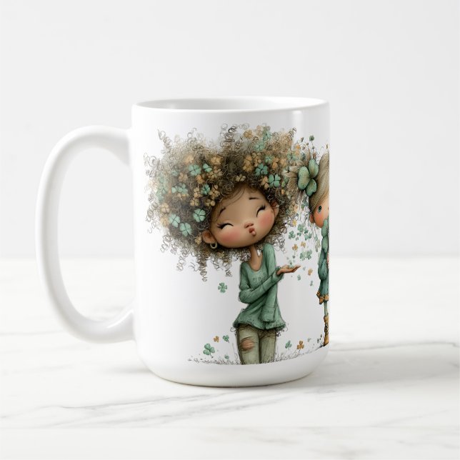 CANECA DE CAFÉ CUTE QUIRKY LITTLE IRISH GIRLS  (Esquerda)