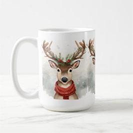 Caneca De Café Cute Reindeer Christmas coffee Mug