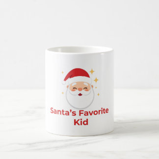 Caneca De Café Cute Santa Christmas Mug for Kids
