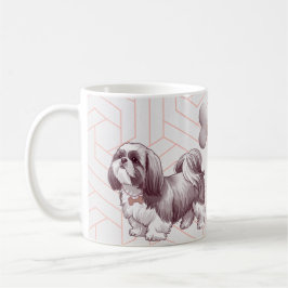 Caneca De Café Cute Shih Tzu Mom Coffee Cup