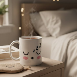 Caneca De Café Cute Sleepy Morning Mug