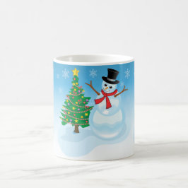 Caneca De Café Cute Snowman