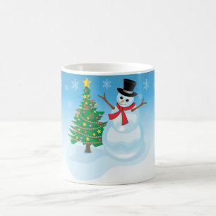 Caneca De Café Cute Snowman