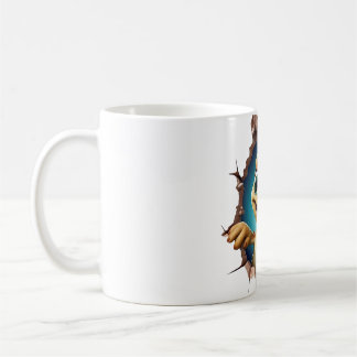 Caneca De Café Cute Tiger with Bandana Kids Birthday Invitation