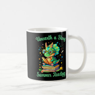Caneca De Café Cute Triceratops Desvendam uma História Verão 2026