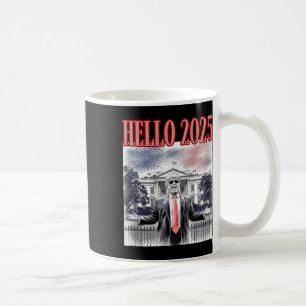 Caneca De Café Cute Trump Hello 2025 Ano Novo Da Conservadora Da