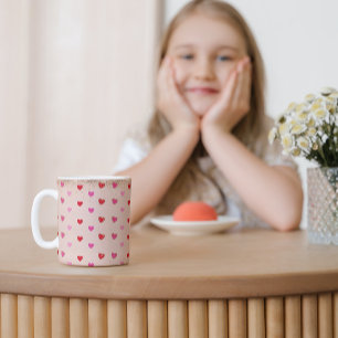 Caneca De Café Cute Valentine Hearts Mug