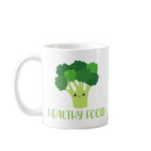 Cute Vegan Saudável Comida Engraçada Coffee Mug