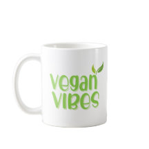 Cute Vegan Vibes Funny Coffee Mug
