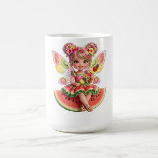 Caneca De Café Cute Watermelon Fruit Fairy Women's T-Shirt