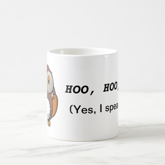 Caneca De Café Cute Wise Owl Coffee Mug (Centro)