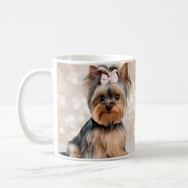 Caneca De Café Cute Yorkshire Dog Mug (Esquerda)
