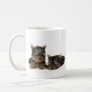 Caneca De Café Cute Yorkshire Terrier cachorrinhos