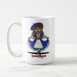 Caneca De Café Cute Zumbi Francês