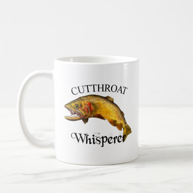 Caneca De Café Cutthroat Trout Whisperer Light (Esquerda)