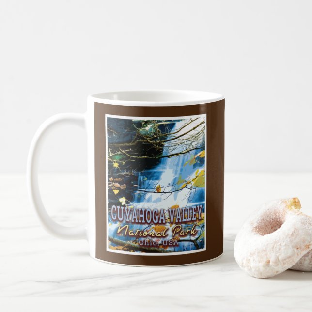 CANECA DE CAFÉ CUYAHOGA VALLEY NATIONAL PARK - OHIO EUA (Com Donut)