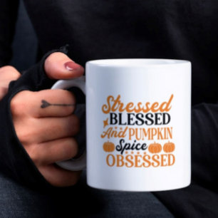 Caneca De Café Cuz Engraçado Sazonal Queda Pumpkin Spice Café
