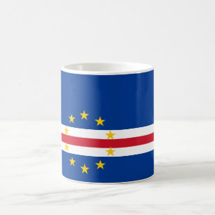 Caneca De Café CV da bandeira de Cabo Verde