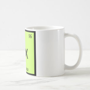 Caneca De Café Cx - Gato Chartreux Símbolo da Tabela Periódica da