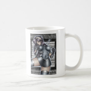 Caneca De Café Cyber Anime Girl