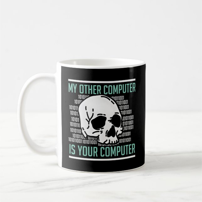 Caneca De Café Cyber Hacker Computer Security Expert em segurança (Esquerda)