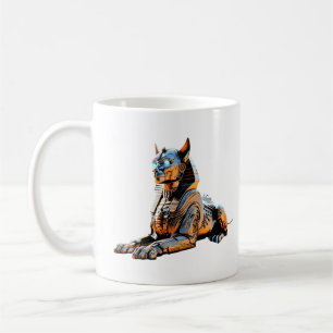 Caneca De Café Cyber Sphinx Guardian