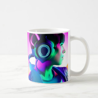 Caneca De Café Cyberpunk Gamer Girl - Coffee Mug
